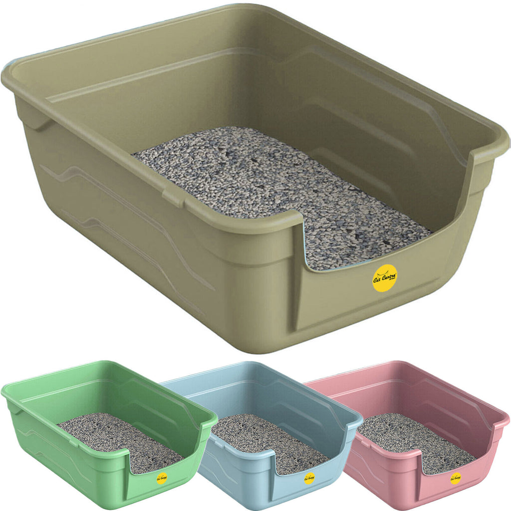 Large Cat Kitten Litter Tray Box High Sided UK Deep Toilet Loo Luxury Catcentre?