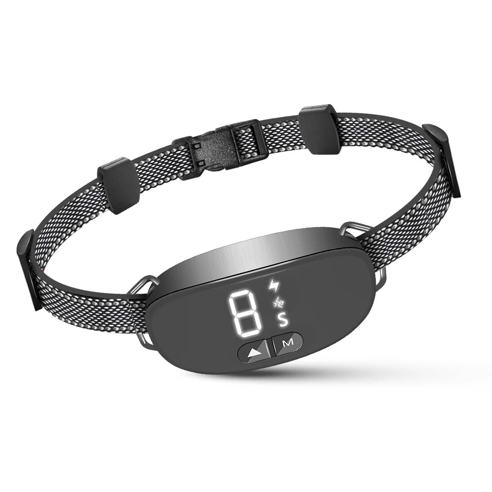 2024 New Dog Bark Collar, Rechargeable Smart Barking Collar, anti Bark Training Collar with Adjustable Sensitivity Beep Vibratio
