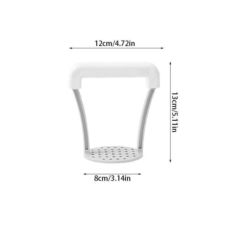 Manual Potato Masher Durable Potato Ricer Kitchen Vegetable Masher with Non-Slip Handle Fruit Juicer Kitchen Gadgets